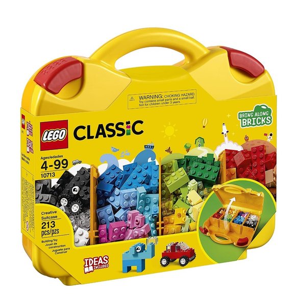 LEGO Classic Creative Suitcase 10713 NEW Take Along Case 213 pieces Blocks brick - Picture 1 of 10